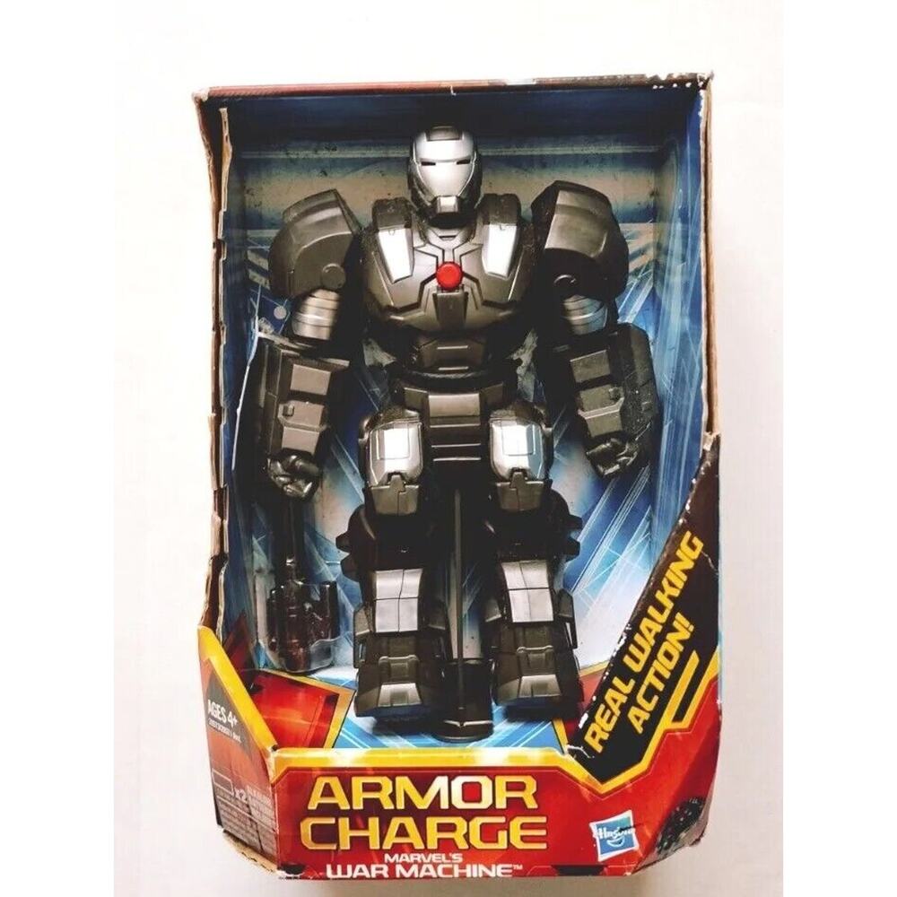 Iron Man The Armor, Avenger Armor Charge War Machine 7" Real Walking Action Fig